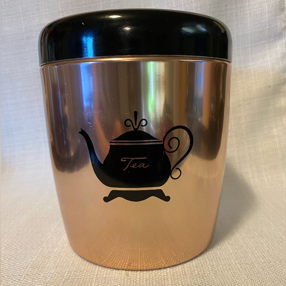 Vintage 1960s West Bend AluminiumTea Cannister